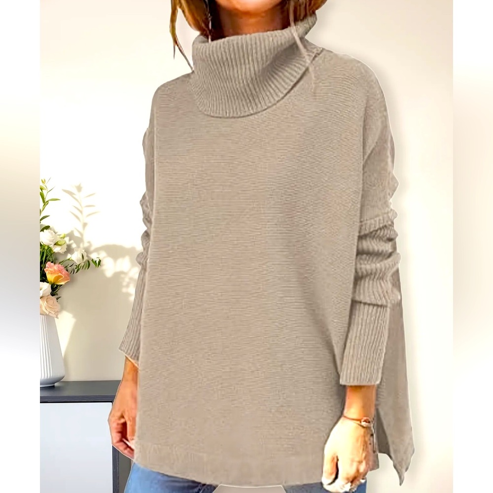 Solid Sweater turtleneck